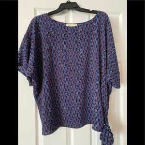 Michael Kors Dolman Sleeve Tie Top